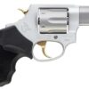 Taurus 856 Ultra Lite 38 Special Stainless Revolver with Gold Accents