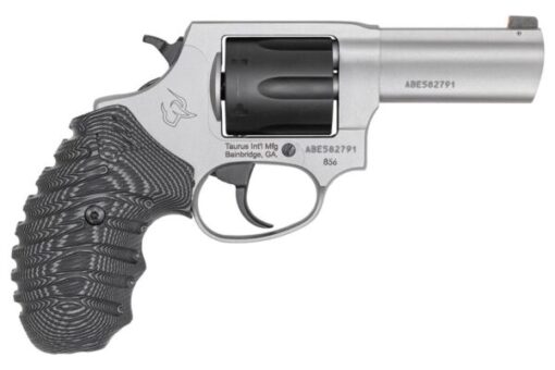 Taurus Model 856 38 Special Revolver with Matte Stainless Finish and G10 VZ Grips