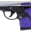 Taurus Spectrum .380 Auto Semi Auto Pistol with Silver Slide and Purple Grips