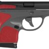 Taurus Spectrum 380 ACP Carry Conceal Pistol with Gray Frame and Torch Red Grips