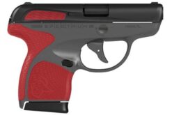 Taurus Spectrum 380 ACP Carry Conceal Pistol with Gray Frame and Torch Red Grips